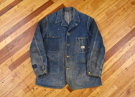 1940s Hercules M/L Denim Chore Jacket Vintage Work