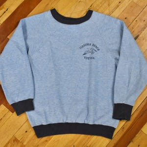 トップス 1960-70s 2tone Vintage Sweat 1960-70s 2tone Vintage Sweat VINTAGE BLUE WHITE 2-TON TWO