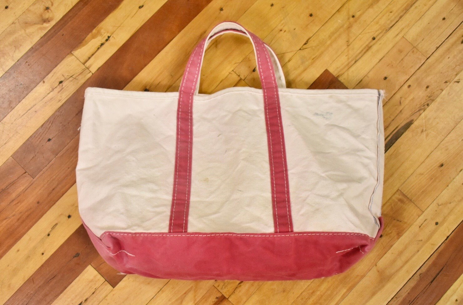 80s LL Bean Boat & Tote Bag Canvas Vintage - Etsy 