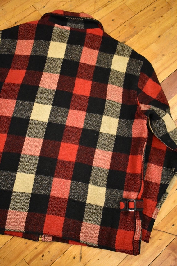 50s Woolrich Jacket Size Large Plaid Jacket Vinta… - image 7