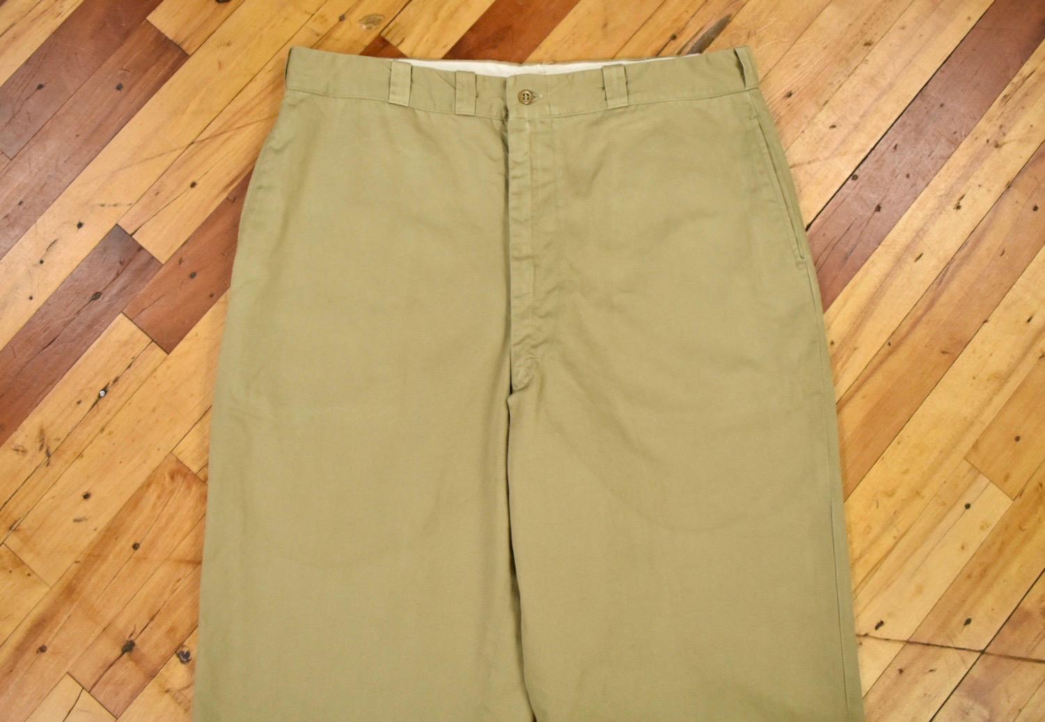 60s U.S. Military Khakis 37 X 29 Twill Pants Chinos Work Wear Vintage - Etsy
