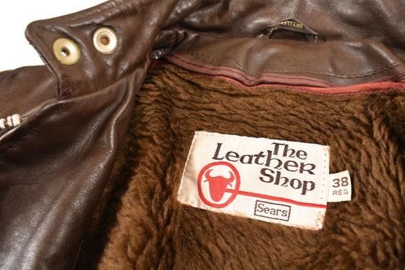 70 s cafe Vintage Racer 38 petit Sears en cuir Vintage cafe Boutique cuir souple marron veste moto motard homme e708de 70 s cafe Vintage Racer 38 petit Sears en cuir Vintage cafe Boutique cuir souple marron veste moto motard homme e708de