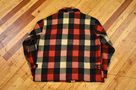 50s Woolrich Jacket Size Large Plaid Jacket Vinta… - image 6