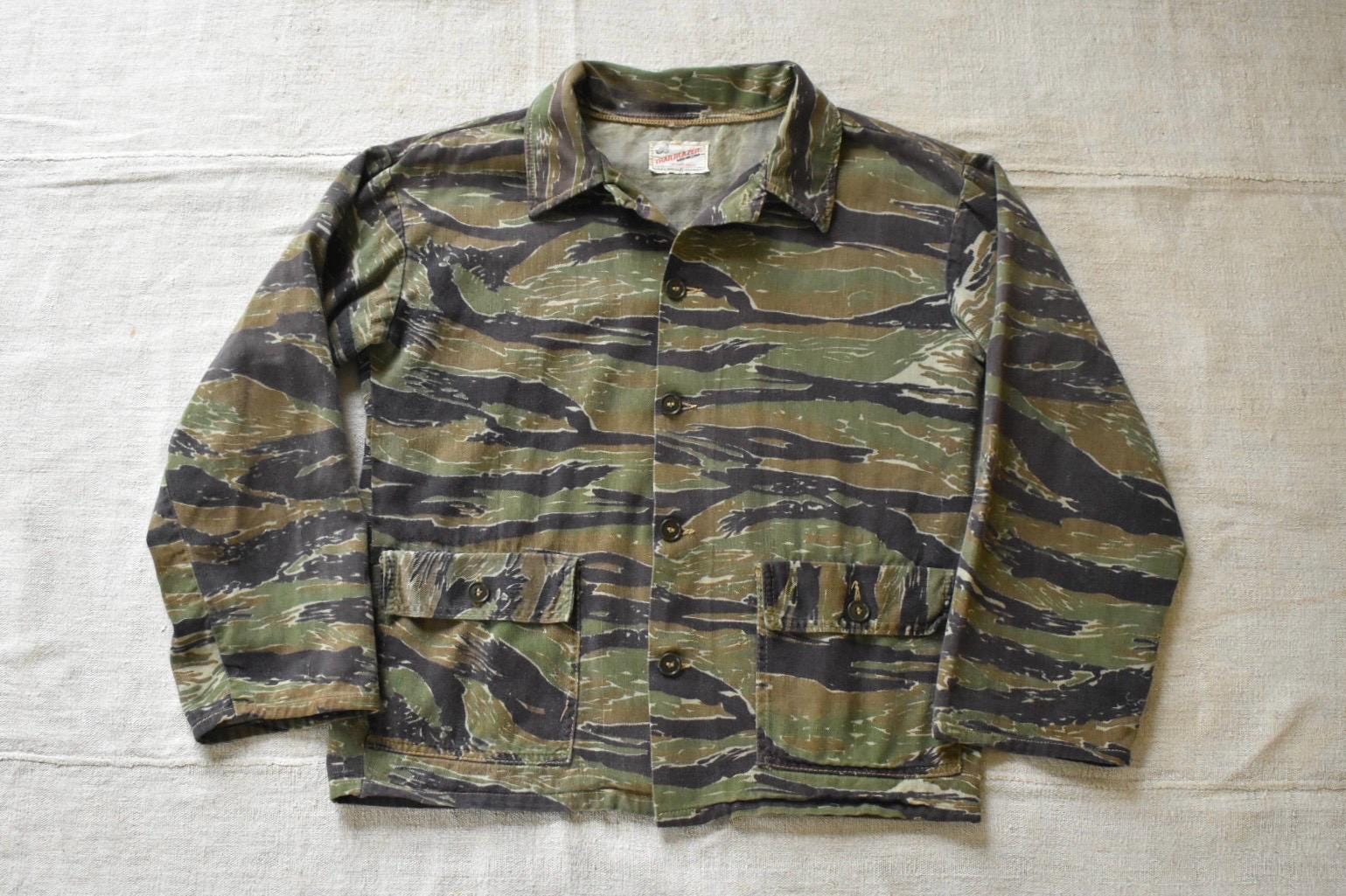 Vintage Tiger Stripe Camo Jacket - Etsy