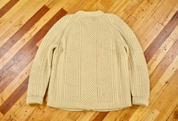 Irish Cable Knit Sweater Men’s Size Medium Fisher… - image 5