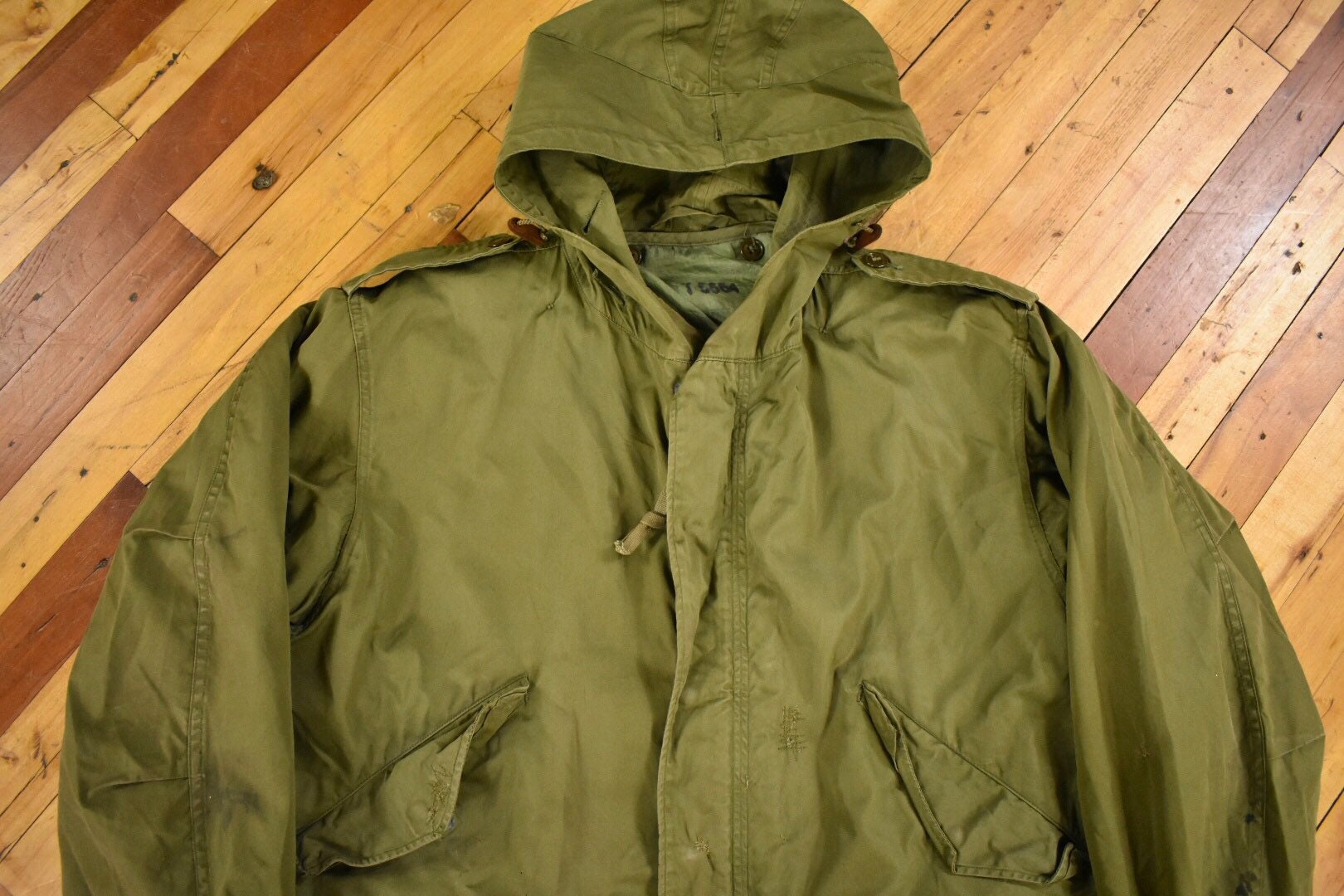 A4等級以上 【2000s from UK M-51 Fishtail Hoodie JKT