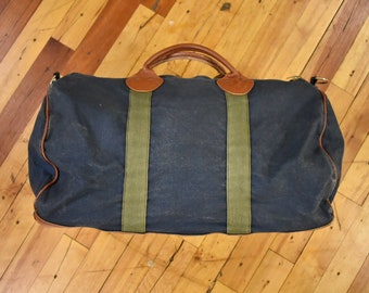 ll bean leather duffle