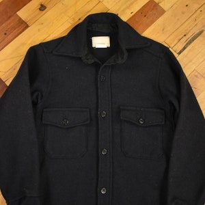 60s 70s Vintage Wool Melton Coach Jacket