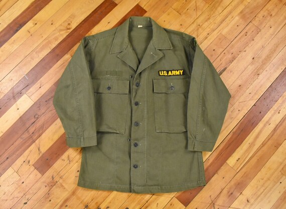 1940s S/M HBT Army Jacket U.S. Military Vintage Wo