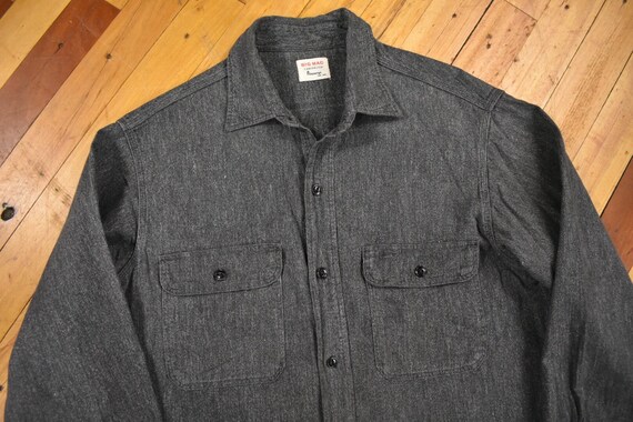 50s Big Mac M/L Salt & Pepper Covert Cloth Work Sh