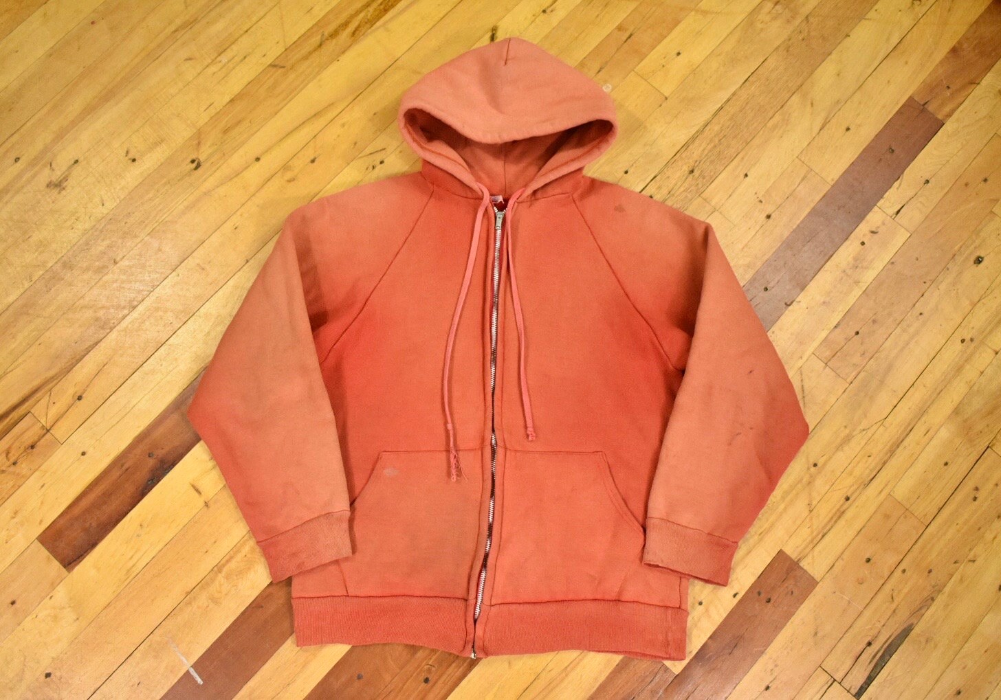 70s Zip up Hoodie Size Medium Sun Faded Sweatshirt Vintage 70s Zip up Hoodie Size Medium Sun Faded Sweatshirt Vintage