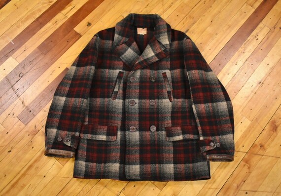 Pleated peacoat clearance