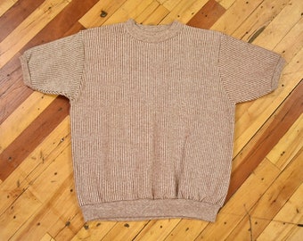 70er Jahre Kurzarm Sweatshirt Gr.M Vintage