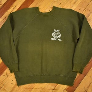 60s Champion Sweatshirt Size Medium Vintage Camp Hochelaga Vermont