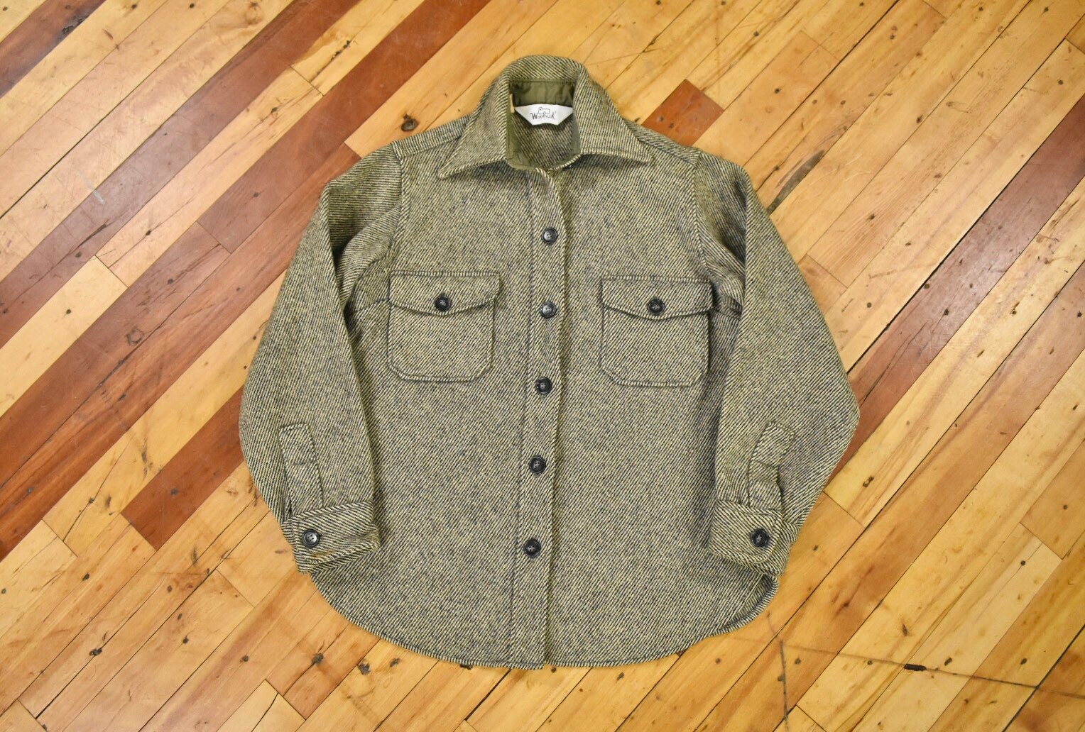 Vintage Woolrich XS Shirt-jacket Wool 
