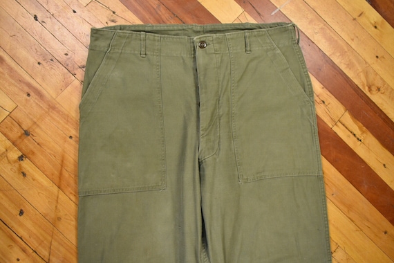OG-107 Sateen Pants 38 x 31 U.S. Military Army Fat