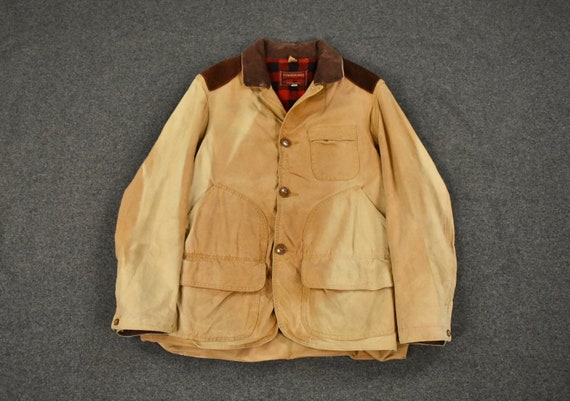 Large Duck Canvas Field Coat Vintage 