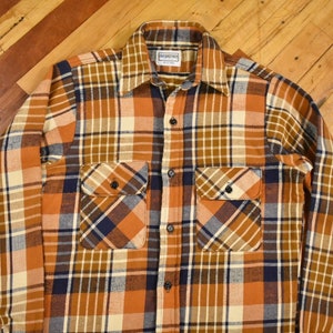 Vintage Five Brother Flannel Shirt, THICK Cotton, Made in USA, Men's XL -  Etsy