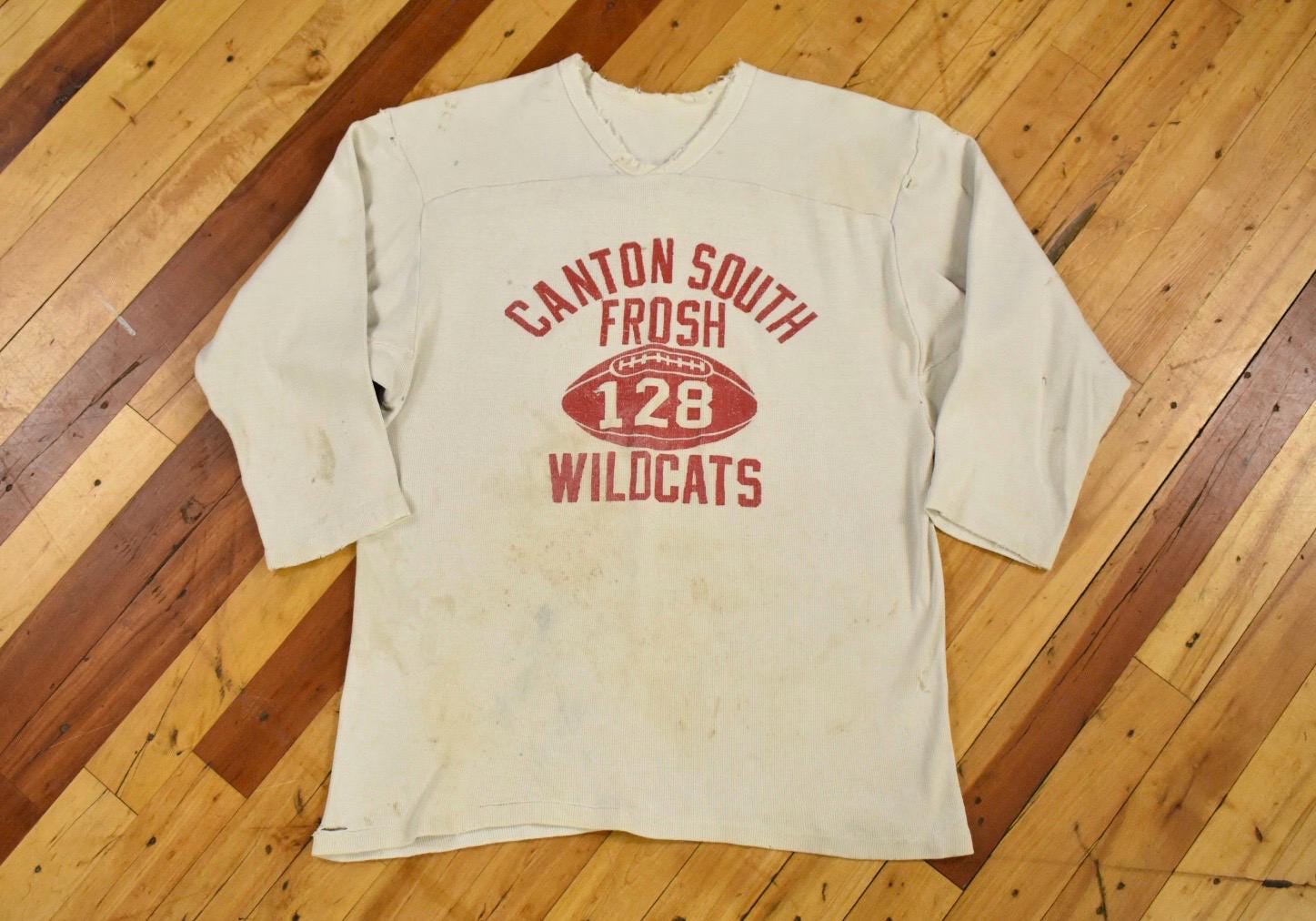 Vintage 50s Football Jersey - Etsy