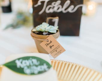 Wedding Favor Tags