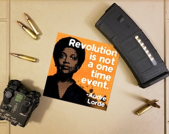 Audre Lorde Revolution Quote Decal/Sticker