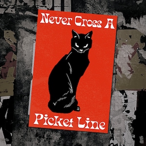 Adesivo/decalcomania "Sabo Cat" per non oltrepassare mai la linea di picchetto