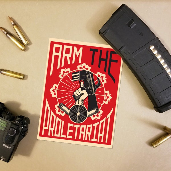 Arm the Proletariat Decal/Sticker
