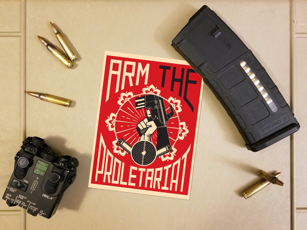 Arm the Proletariat Decal/Sticker