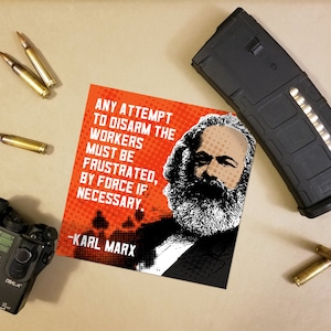 Karl Marx Quote Decal/Sticker