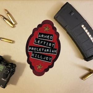 Armed Leftist Proletarian Killjoy Aufkleber/Aufkleber