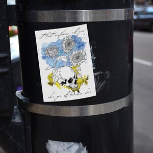 Ukrainian Sunflower Curse Decal/Sticker - Benefitting Hospitallers