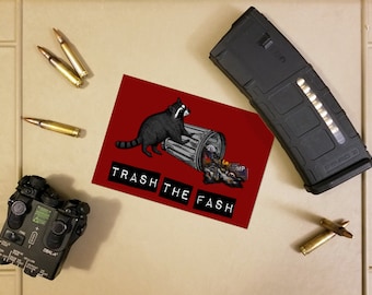 Trash the Fash Decal/Sticker