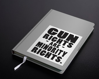 Minimalist "Gun Rights Are Minority Rights" Decal/Sticker