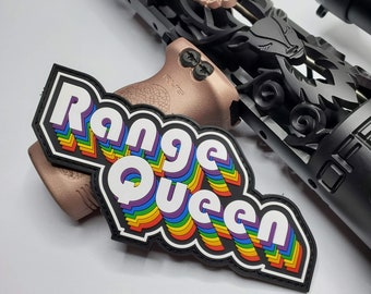 Range Queen PVC Patch with Hook and Loop Backing