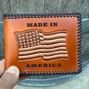 カーフレースウォレット - アメリカ製 - アメリカ国旗