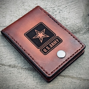 Laser Engraved Custom Leather Credit Card Holders/Any Design or theme