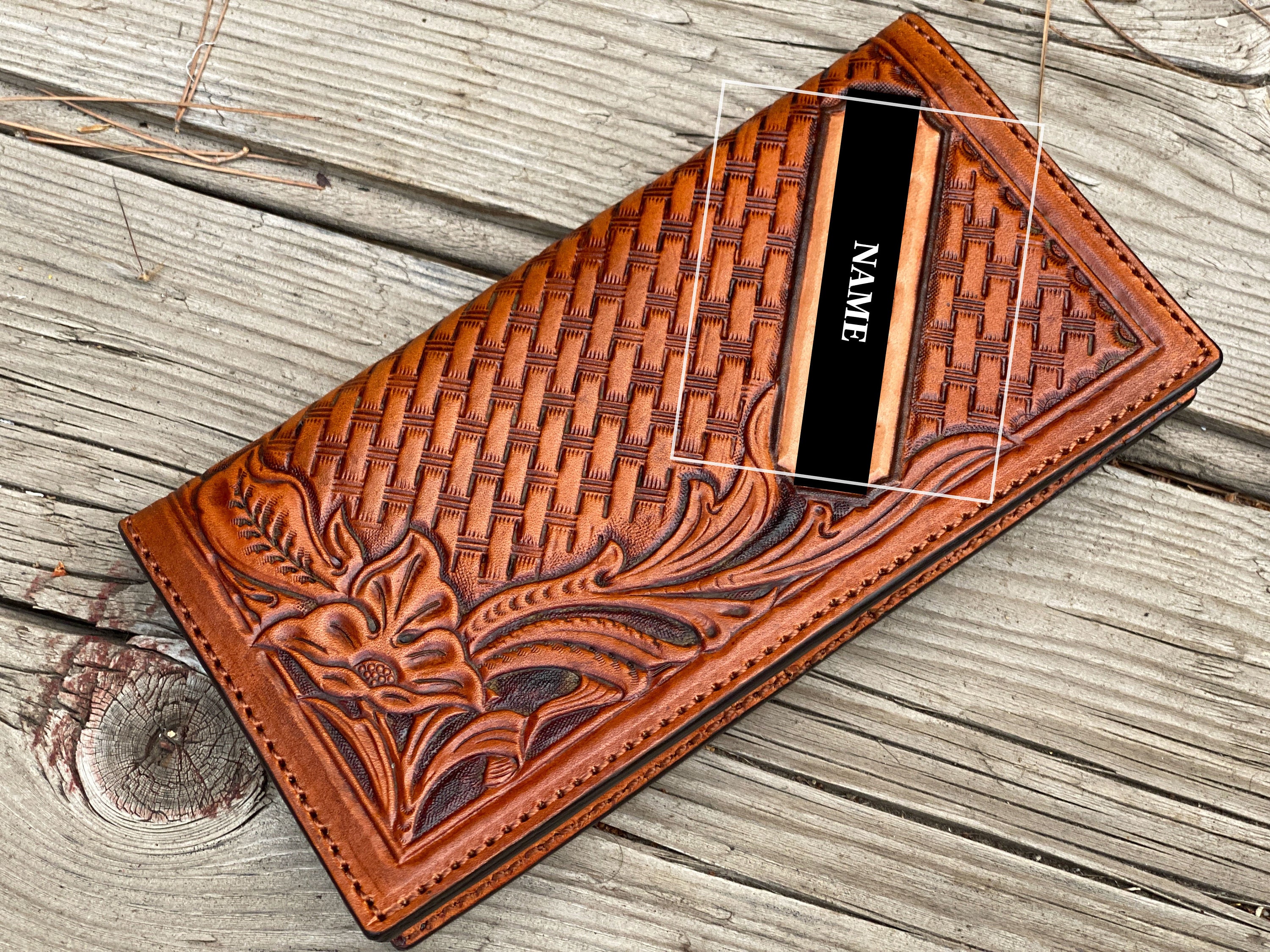 小物 ALFONSO'S HOLLYWOOD BASKET WEAVE WALLET Just a moment
