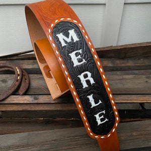 Custom Merle Haggard Style Guitar Strap