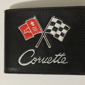Corvette Leather Bifold Wallet / Hand Made