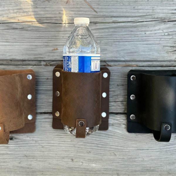Leather Drink/Water/Soda/Beer Holster