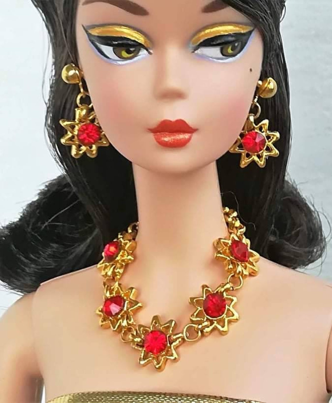 The Luxe necklace Doll Jewelry Barbie Jewelry Fashion Etsy