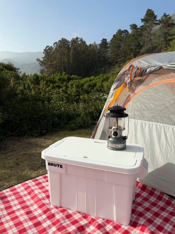 Portable Storage Table Top brute Tote for Camping Barbecues Outdoor Storage Living Space Storage Etsy Ireland