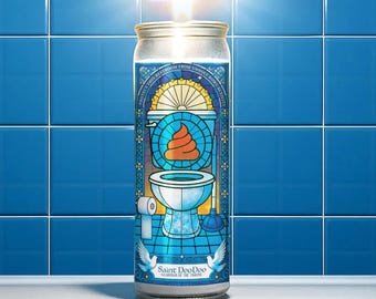 Vela de oración de San Caca / Regalo de broma divertido para el baño