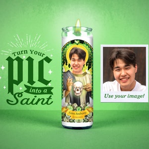See You In Hell: Custom Prayer Candle | Friend Gift idea | Funny unique gift | Catholic candle | Unscented | 7 Day Candle | White Elephant