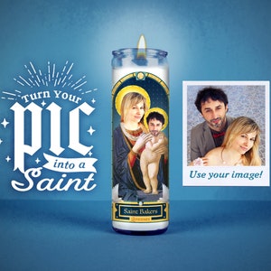Pray for me | Custom Prayer Candle | 7 Day Candle | Unscented | Votive | Satirical | Couple Gift Ideas  | White elegant | Christmas