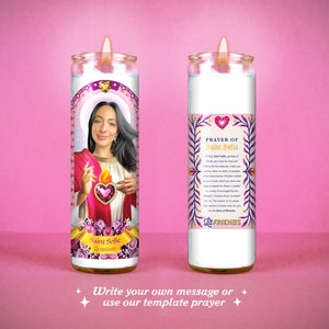 Bless You: Custom Prayer Candle Mothers Day White Elephant gift Funny unique gift Unscented Bridesmaid Christmas Unique Gift image 2