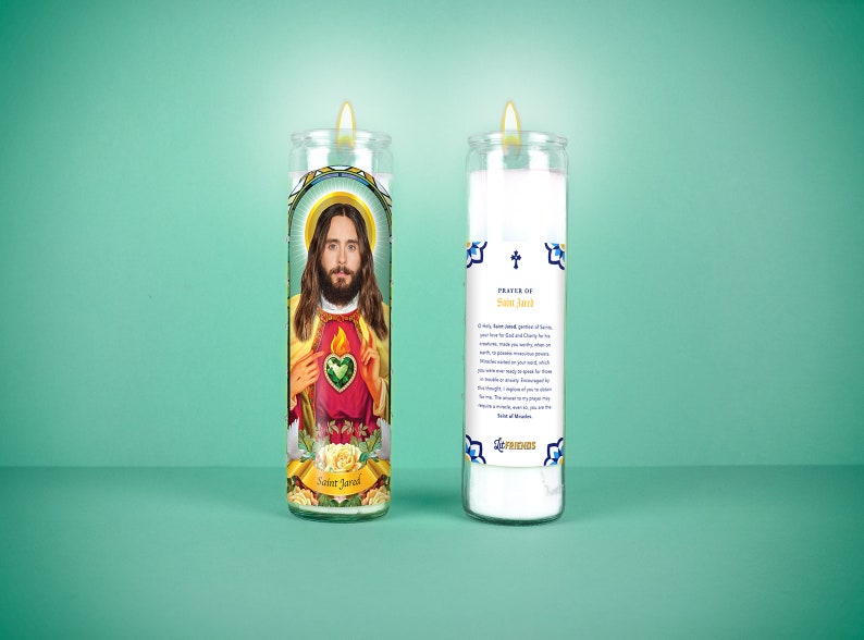 Saint Selfie Custom Prayer Candle Funny Unique Gift Etsy