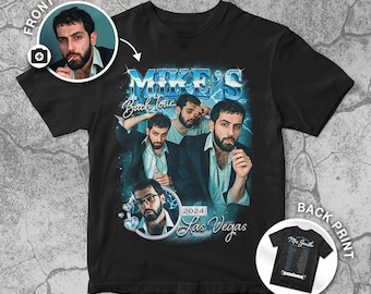 Camisa personalizada para despedida de solteiro de rapper | Presente personalizado para noivo