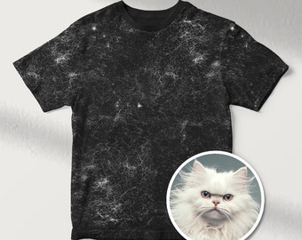 Funny Pet Hair T-Shirt: Parody Lint Style Tee, Cat/Dog Mom Gift