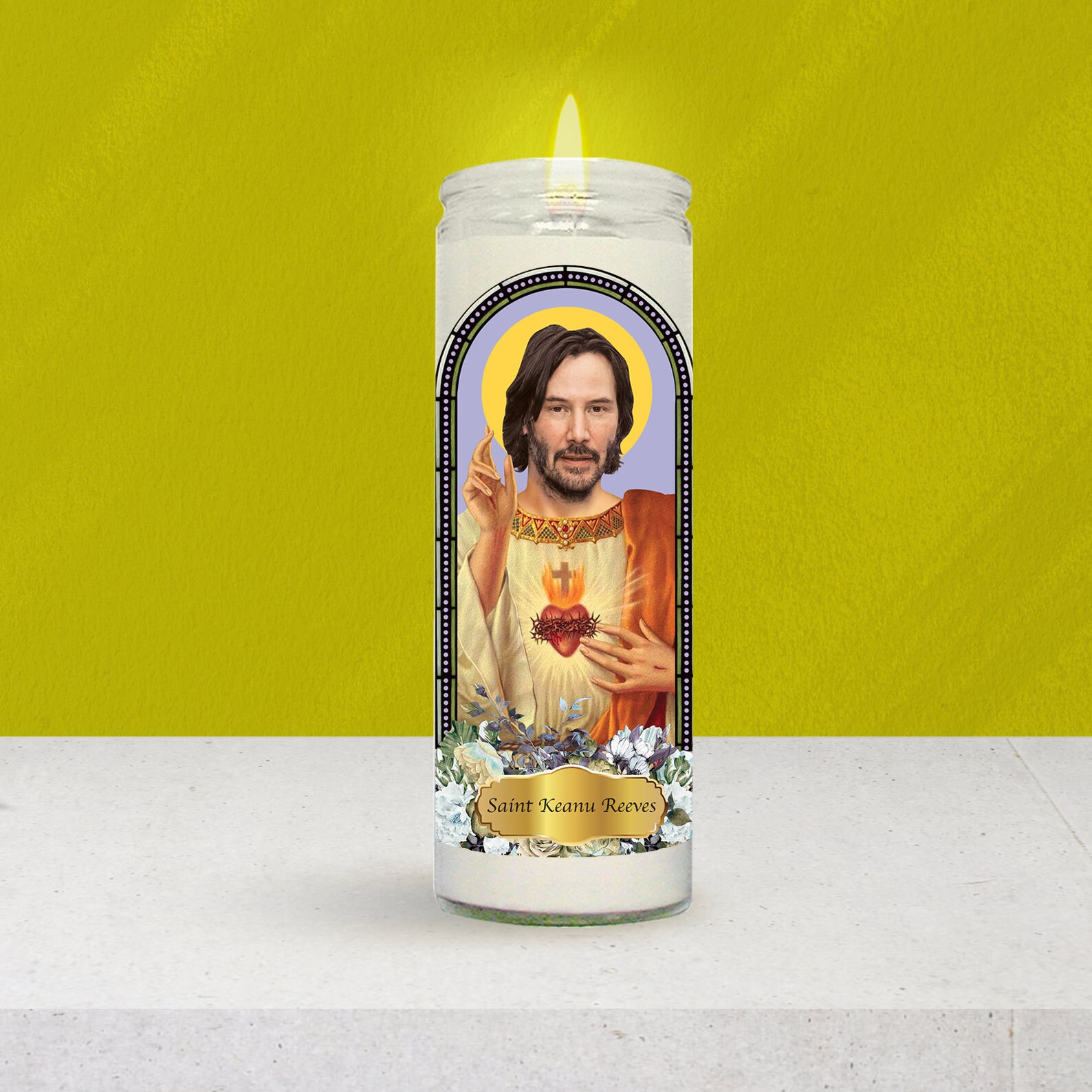 custom prayer candle template